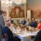 21. oktober: Kronprinsen inviterer til frokostmøte om teknologi og samarbeid i Stiftsgården i Trondheim. Foto: Sven Gj. Gjeruldsen, Det kongelige hoff